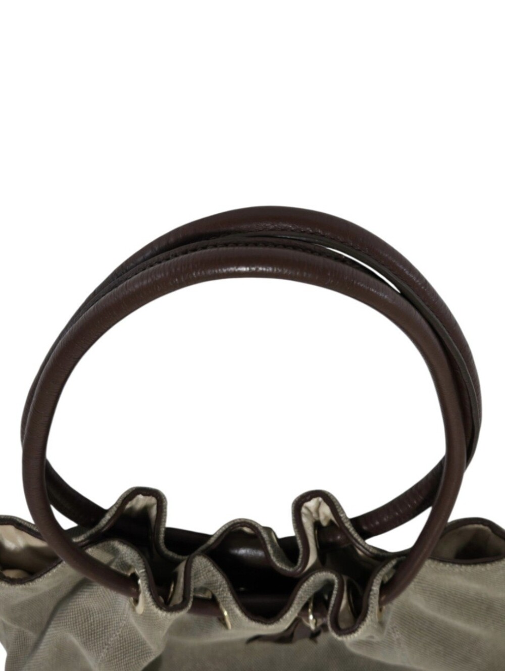 Michael Michael Kors Taupe Canvas Hobo Shoulder Bag - EUC - Picture 7 of 14
